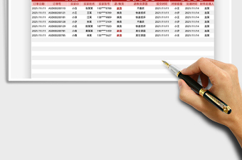 2021雙十一活動(dòng)直播間退換貨統(tǒng)計(jì)表免費(fèi)下載