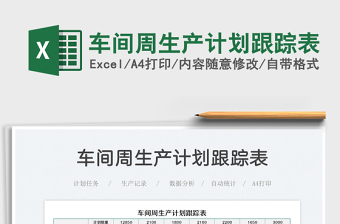 2021車間周生產(chǎn)計(jì)劃跟蹤表免費(fèi)下載