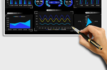 2021財(cái)務(wù)數(shù)據(jù)可視化分析看板免費(fèi)下載