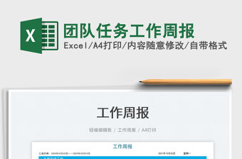 2021團(tuán)隊(duì)任務(wù)工作周報免費(fèi)下載
