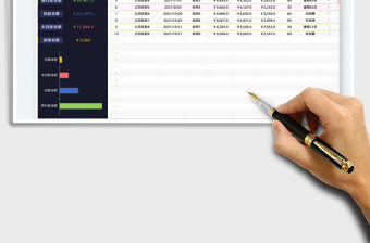 2021客戶應收賬款數據統計表免費下載