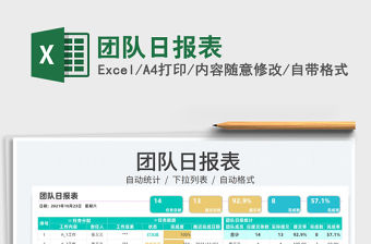 2021團隊日報表免費下載