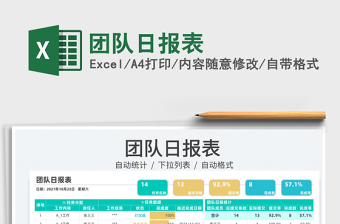 2021團(tuán)隊(duì)日報(bào)表免費(fèi)下載