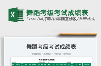 2021舞蹈考級(jí)考試成績(jī)表免費(fèi)下載