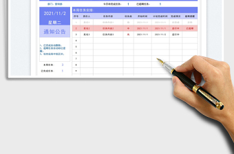 2022周工作任務(wù)看板免費(fèi)下載