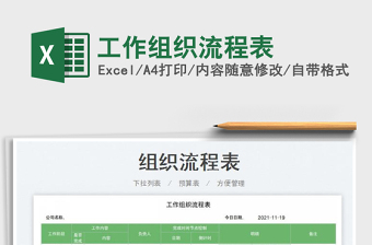 2021工作組織流程表免費(fèi)下載