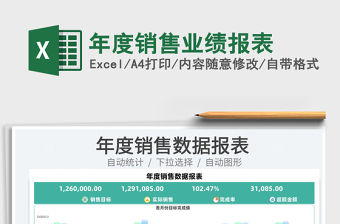2021年度銷售業績報表免費下載