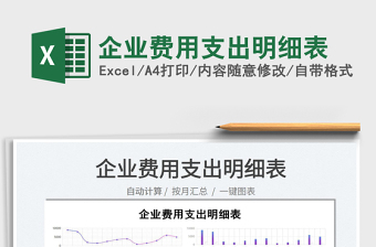 2021企業(yè)費(fèi)用支出明細(xì)表免費(fèi)下載