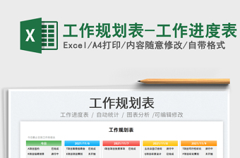 2022工作規(guī)劃表-工作進(jìn)度表免費(fèi)下載