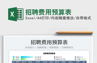 2021招聘費(fèi)用預(yù)算表免費(fèi)下載