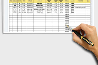 2021物業(yè)維修登記表免費下載