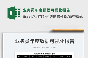 2021業(yè)務員年度數(shù)據(jù)可視化報告免費下載