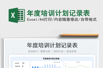 2021年度培訓(xùn)計劃記錄表免費下載