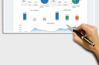 2022全年收支管理表自動化數據看板免費下載