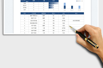 2021工作计划表-代办事项列表免费下载