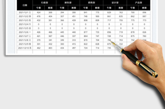 2022员工餐开支明细表免费下载