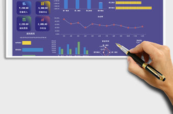 2021財務報表-收入成本利潤統計表免費下載