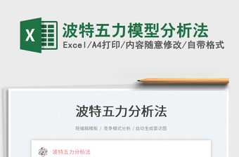 2022波特五力模型分析法免費(fèi)下載