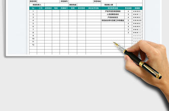 2022項目組成員職能分配表免費下載