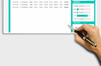 2021差旅費報銷統計表免費下載