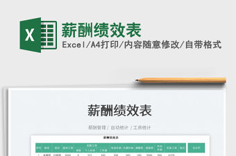 2022薪酬績效表免費(fèi)下載