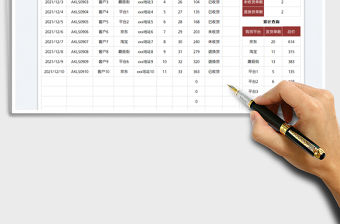 2022網店發貨記錄表免費下載