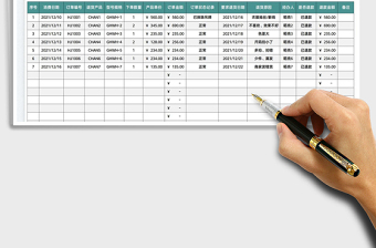 2022顧客退貨登記表免費(fèi)下載