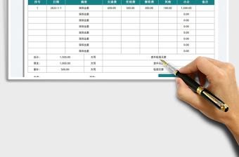 2022通用報(bào)銷單免費(fèi)下載
