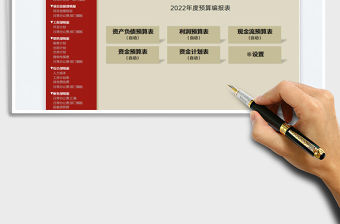 2022房地產(chǎn)公司通用年度預(yù)算編報(bào)表（自動(dòng)生成報(bào)表）免費(fèi)下載