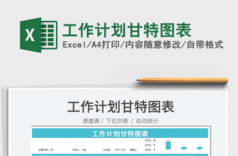 2022工作計劃甘特圖表免費下載