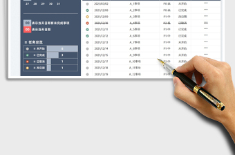 2022待办事项管理表免费下载