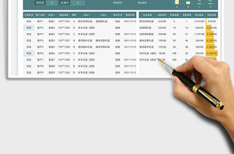 2022内置进销统计春节赠送客户礼品台账免费下载