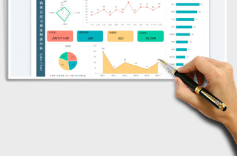 2022销售总结报表可视化图表免费下载