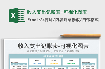 2022收入支出記賬表-可視化圖表免費(fèi)下載