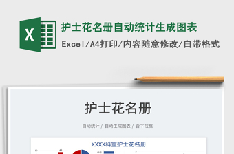 2022護(hù)士花名冊自動(dòng)統(tǒng)計(jì)生成圖表免費(fèi)下載