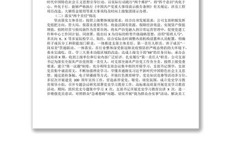 黨支部政治生態(tài)分析研判報(bào)告