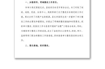 (3篇)財務審計整改報告