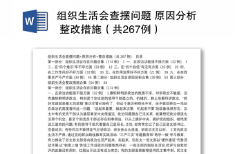 2022年组织生活会党支部整改措施落实情况报告