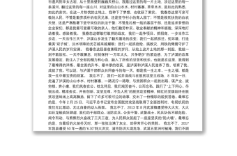194.（湖南省泸溪县）杜晓勇在离任泸溪县委书记时的告别讲话