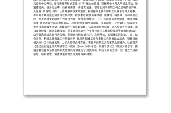 澄江县审计局创建全国文明城市宣传发动工作情况报告