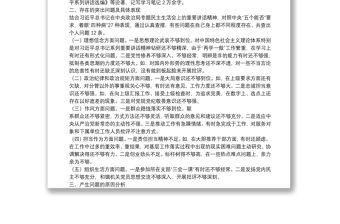 個人對照檢查整改剖析材料