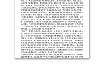 管黨治黨責(zé)任履行不到位問題專項(xiàng)治理自查自糾專題報(bào)告