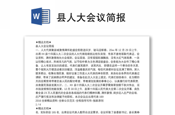 2022会议简报复杂word红头