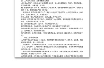 駐村幫扶調研報告