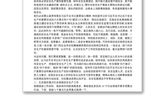 縣長在全縣安全生產專項整治三年行動專題推進會議上的講話精編