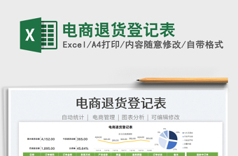 2022電商退貨登記表免費下載