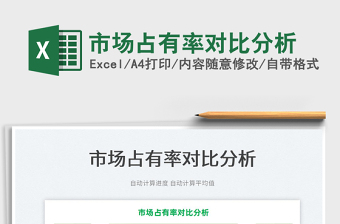 2022竞争产品市场占有率对比分析表（年度各月度）