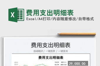 2022費用支出明細表免費下載