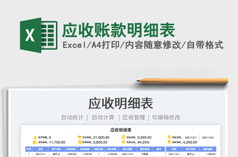 2022應(yīng)收賬款明細(xì)表免費(fèi)下載
