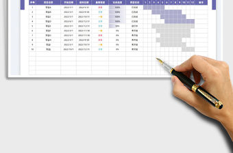 2022工作進度表免費下載